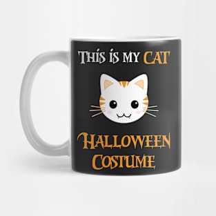 This Is My Cat Halloween Costume Cute Cartoon Kawaii Mug